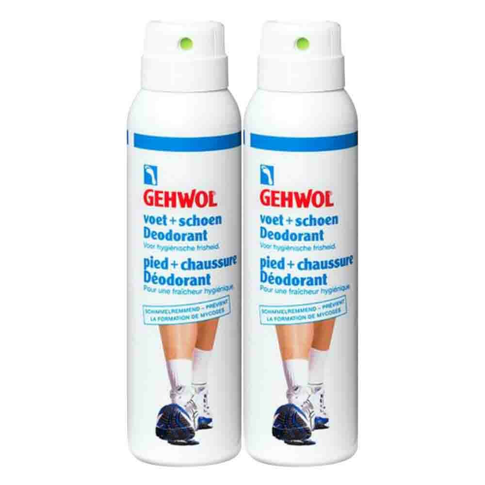 2x Gehwol Voet en Schoen Deodorant 150 ml