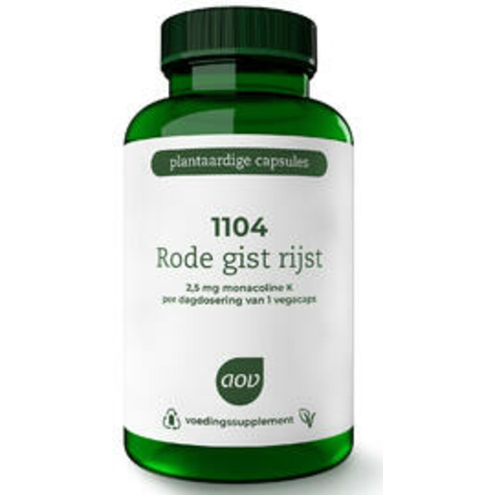 2x AOV 1104 Rode Gist Rijstextract 90 vegacapsules