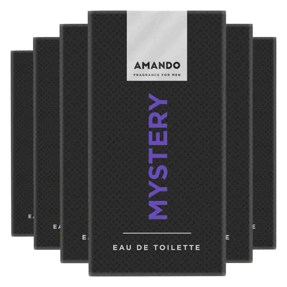 6x Amando Mystery Eau de Toilette 50 ml