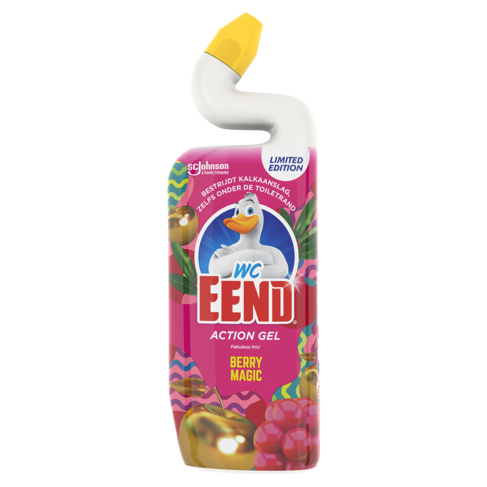 WC Eend Toiletreiniger Action Gel Berry Magic 750 ml | Plein.nl