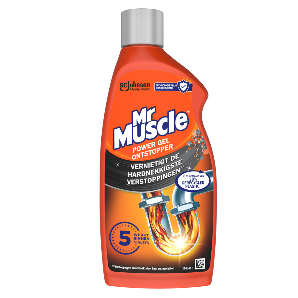 Mr. Muscle ontstopper gel gootsteenontstopper 3 x 500 ml