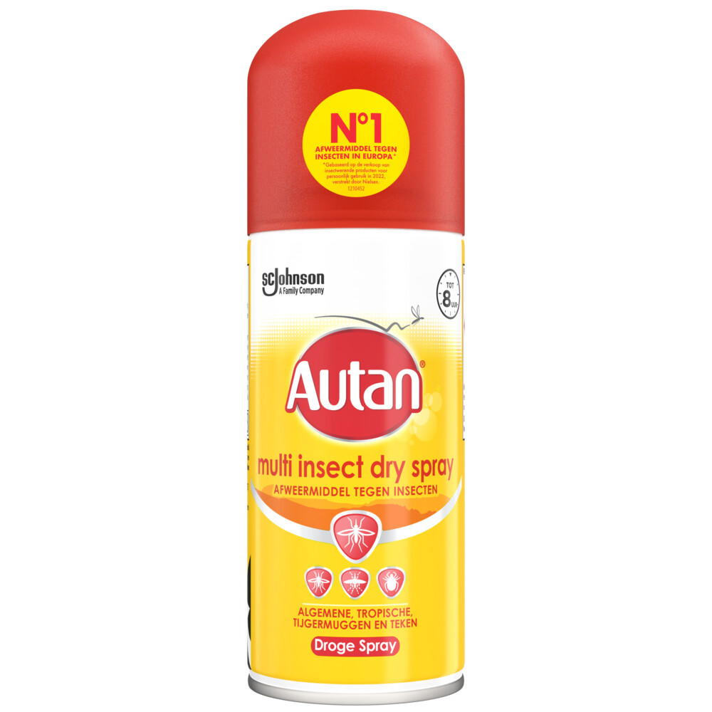 12x Autan Insectenspray Multi Dry Spray 100 ml