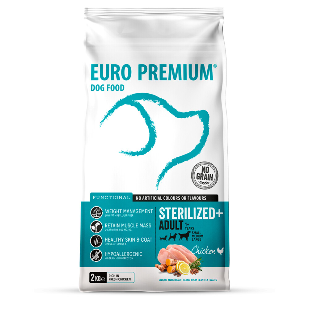 4x Euro-Premium Adult Sterilized+ 2 kg