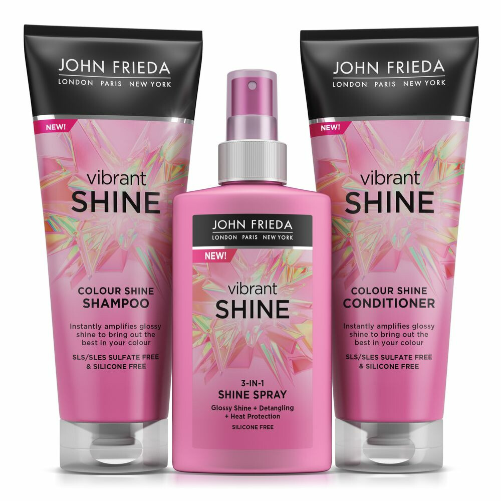 John Frieda Vibrant Shine Colour 3in1 Shine Spray 150 ml Plein.nl