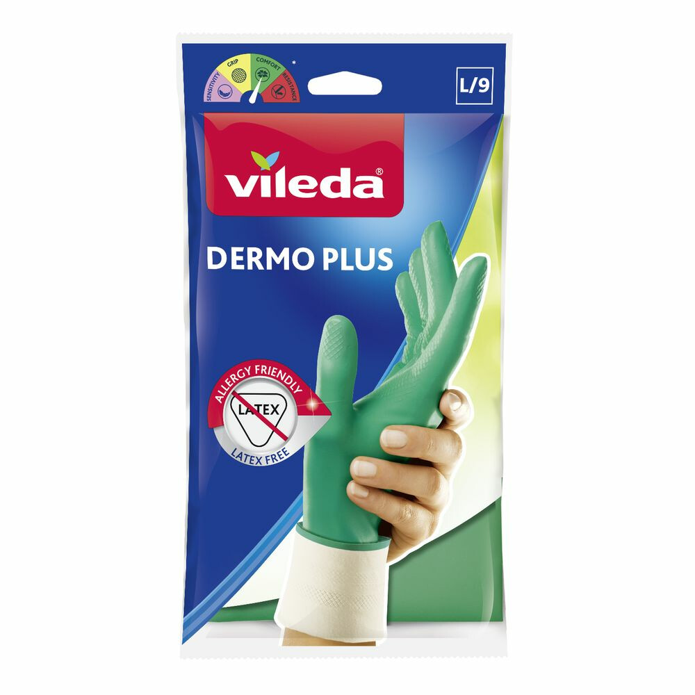 12x Vileda Handschoenen Dermo Plus Large 1 paar