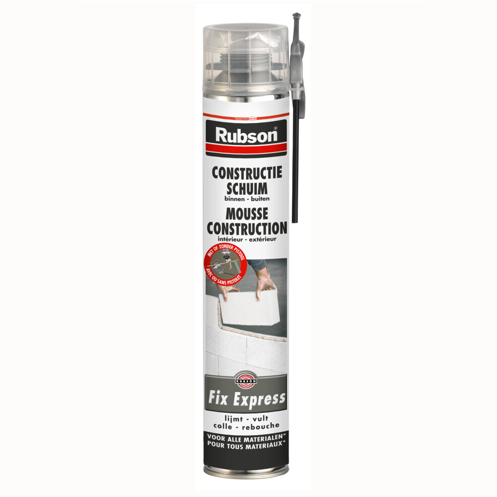 12x Rubson Constructieschuim Fix Express 750 ml