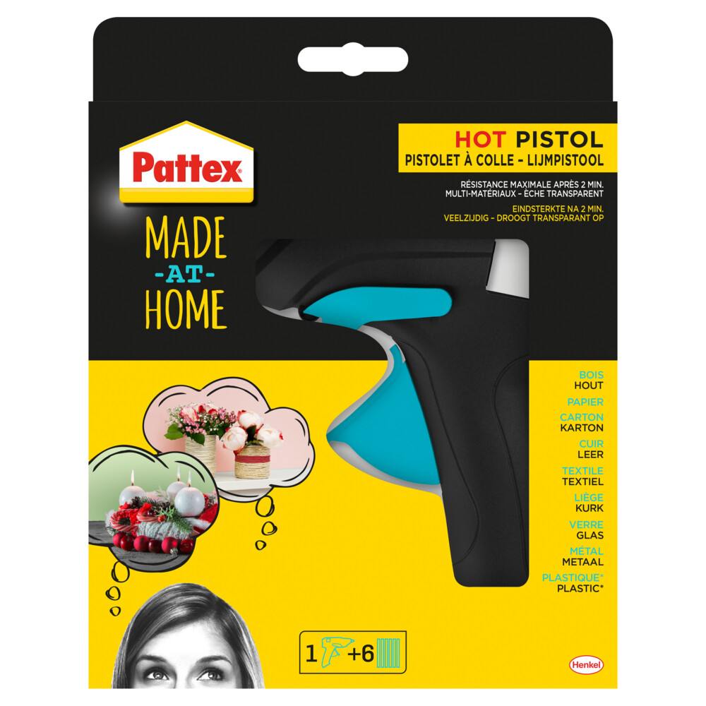 Pattex made at home lijmpistool op blister