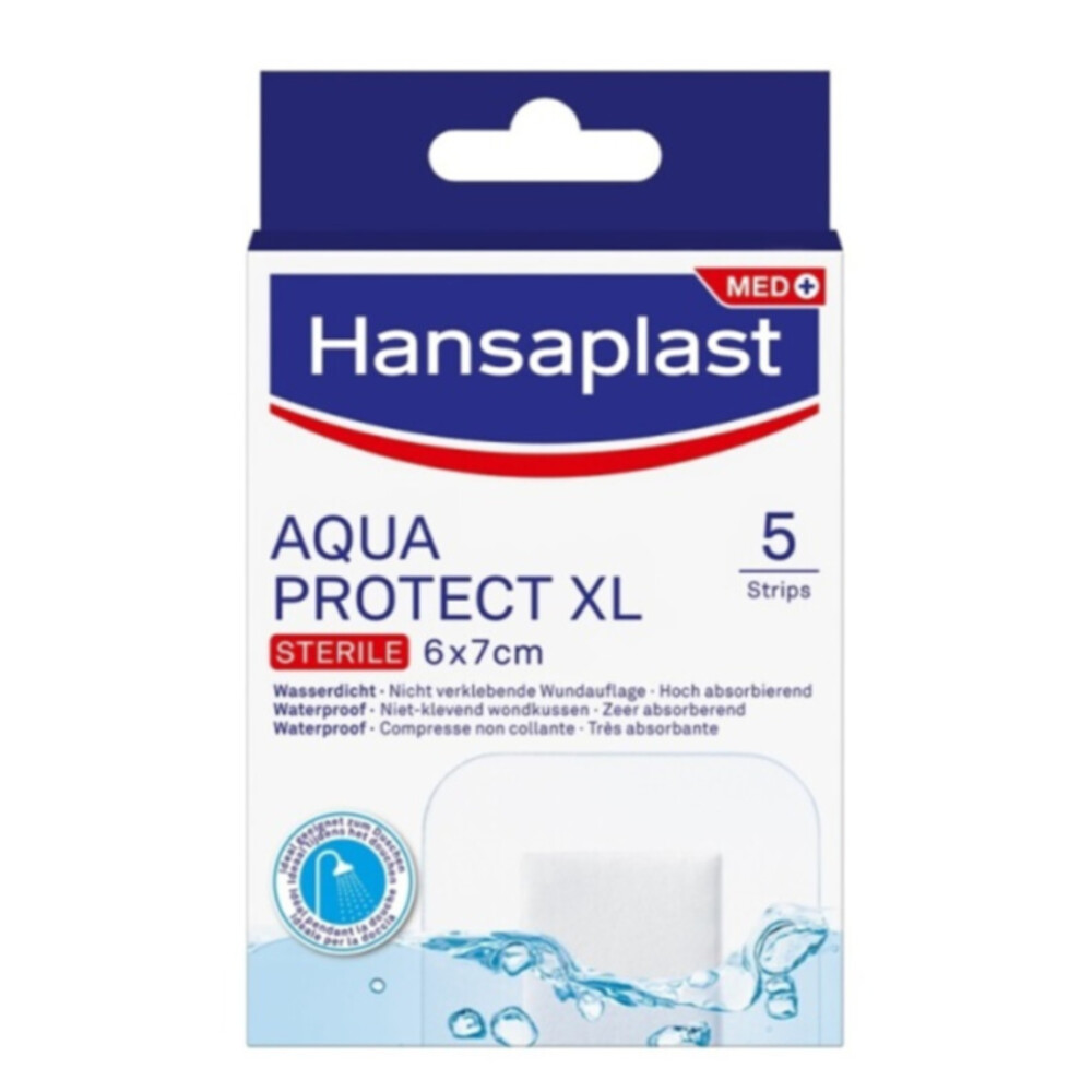 Hansaplast Antibacterieel Aqua Protect XL 5 stuks