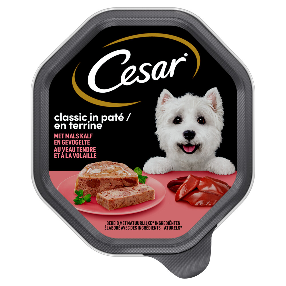 Cesar Classic Paté Kalf - Gevogelte 150 gr