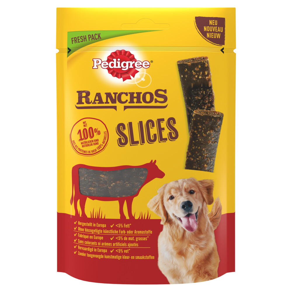 Pedigree Ranchos Slices Hondensnacks Rund 60 g