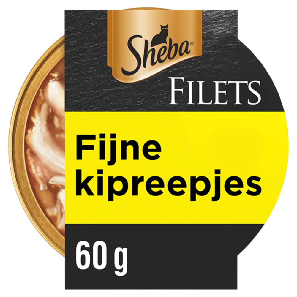 Sheba Filets Kattenvoer Natvoer Kipfilet Stukjes in Saus 60 gr