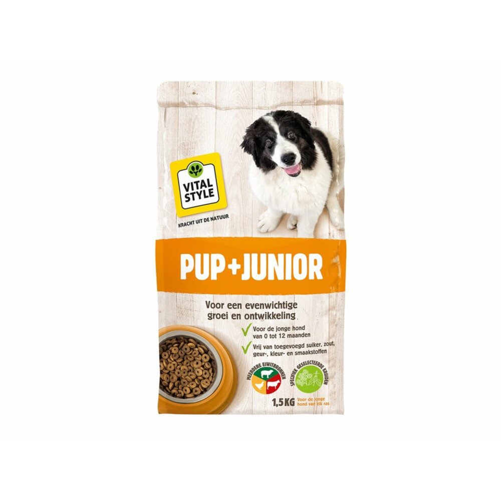 VITALstyle Hondenvoer Puppy Junior 8 kg