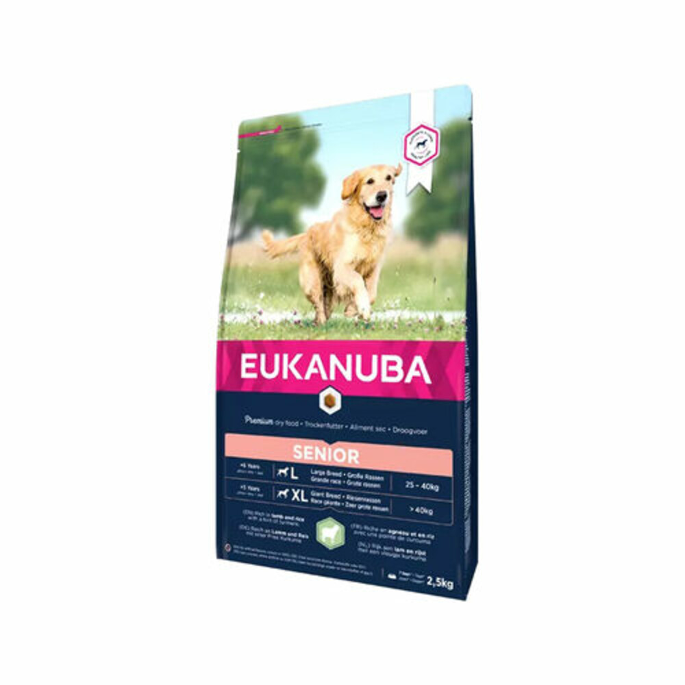 Gezichtsvermogen Vervloekt ondergeschikt Eukanuba Dog Senior Large Lam - Rijst 2,5 kg | Plein.nl
