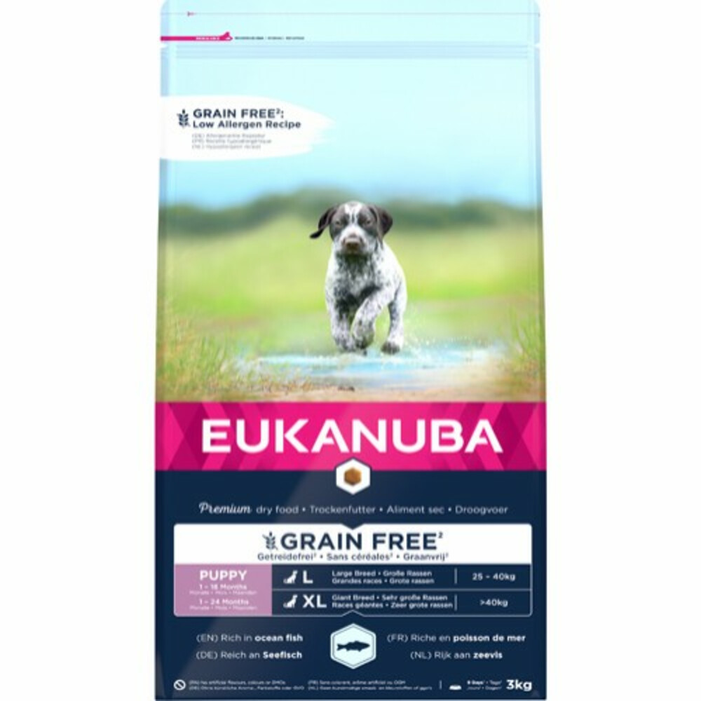 Eukanuba Dog Junior Large Graanvrij Vis 3 kg