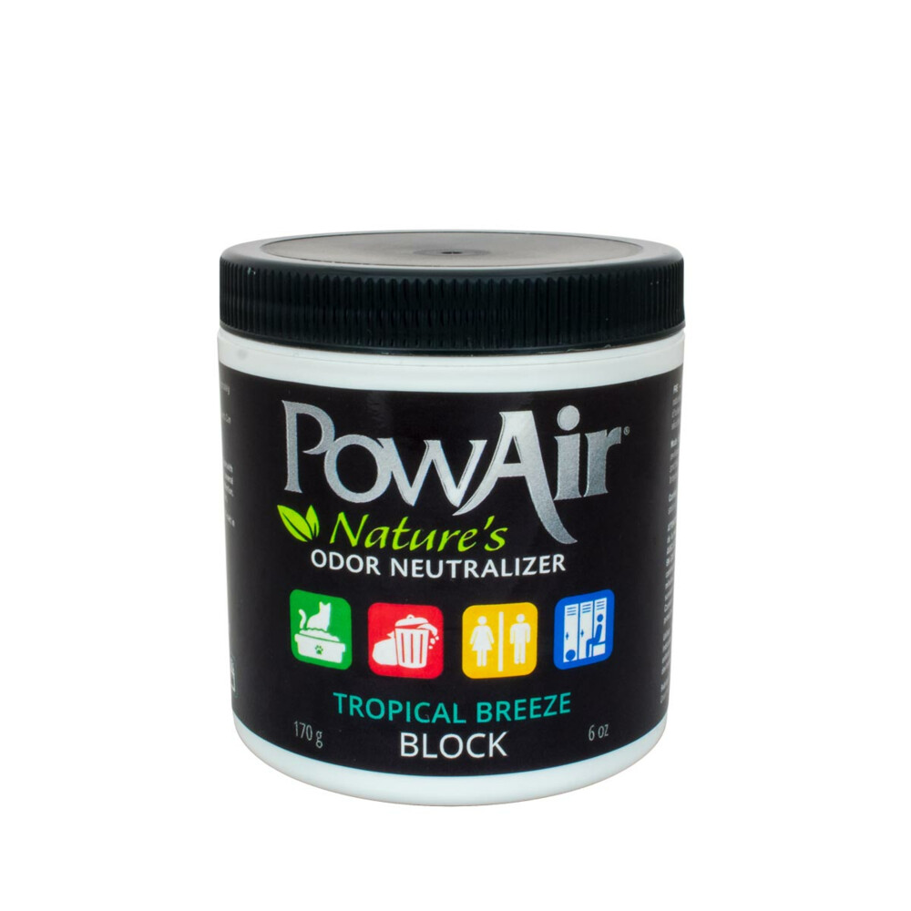 PowAir Geurverwijderaar Block Tropical Breeze 170 gr