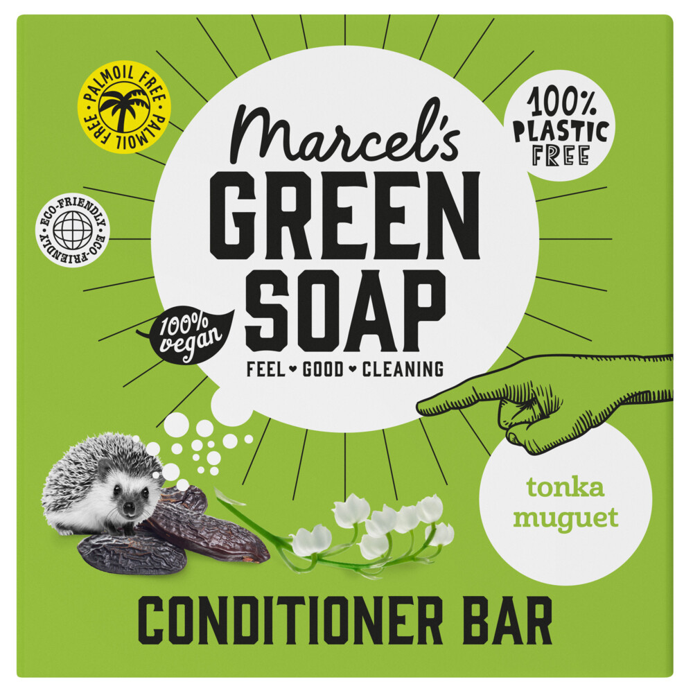 Marcel's Green Soap Conditioner Bar Tonka&Muguet 60 gr