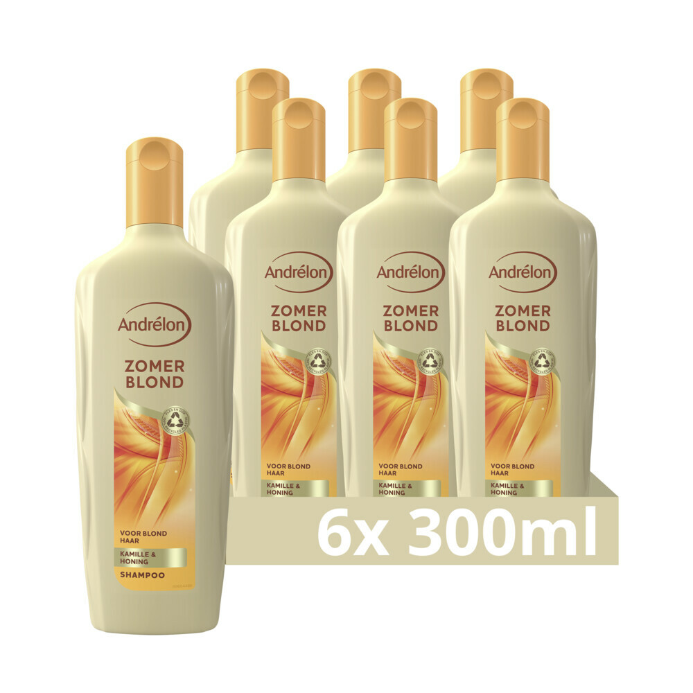 6x Andrelon Shampoo Zomerblond 300 ml