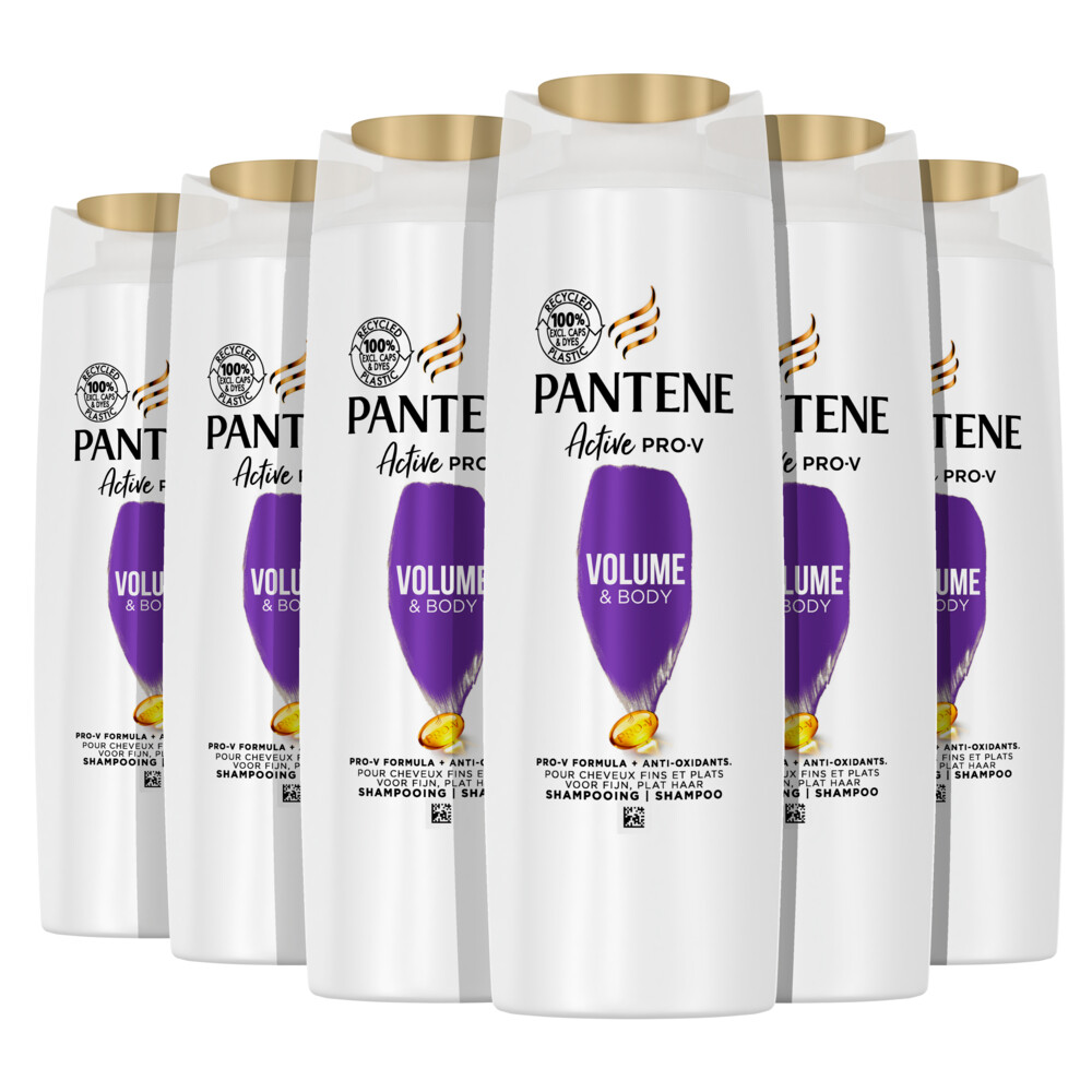 6x Pantene Shampoo Sheer Volume 225 ml