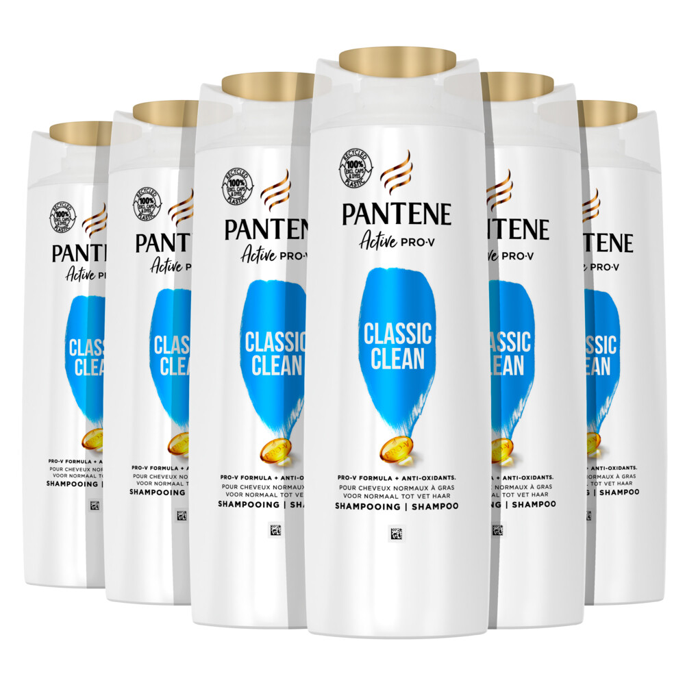 6x Pantene Shampoo Classic Clean 360 ml