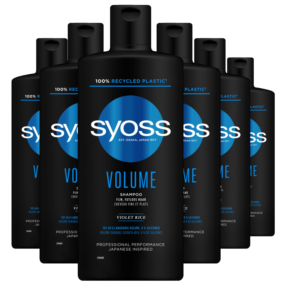 6x Syoss Shampoo Volume 440 ml