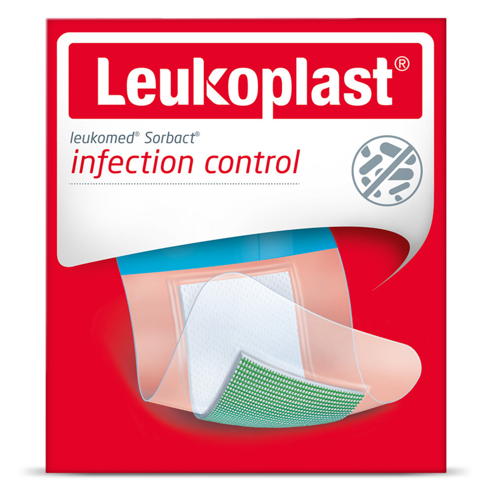 Verbeteren Alternatief voorstel Pelgrim Leukoplast Leukomed Sorbact Bacteriënbindende Eilandpleister 5 cm x 7,2 cm  3 stuks | Plein.nl