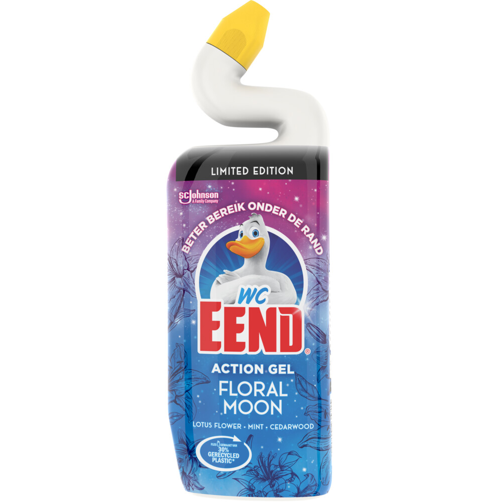 WC Eend Toiletreiniger Action Gel Floral Moon 750 ml | Plein.nl