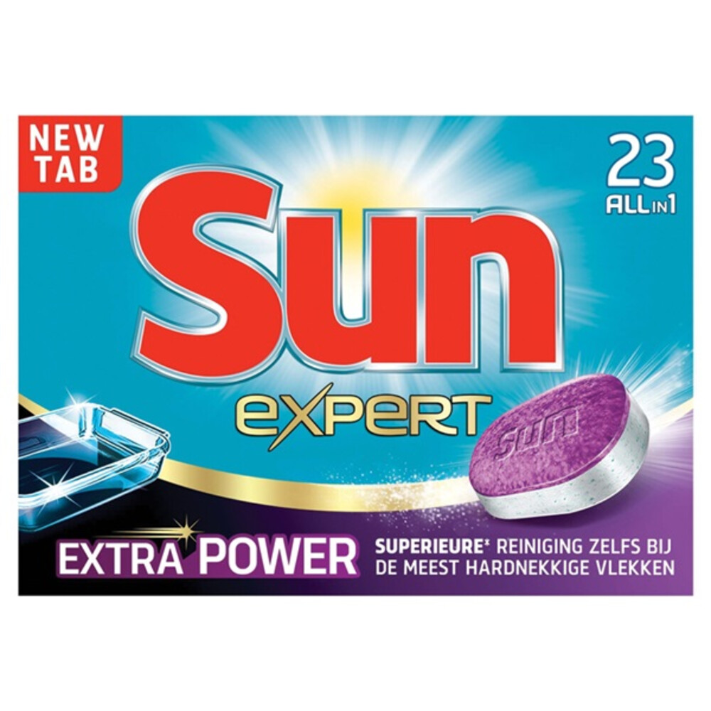 Sun Vaatwastabletten All-in-1 Extra Power 23 stuks | Plein.nl