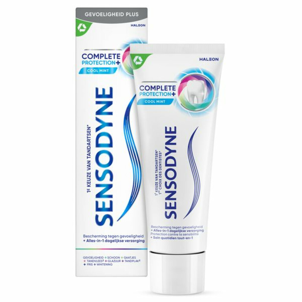 Sensodyne Complete Protection + Cool Mint Tandpasta Gevoelige Tanden 75 ml