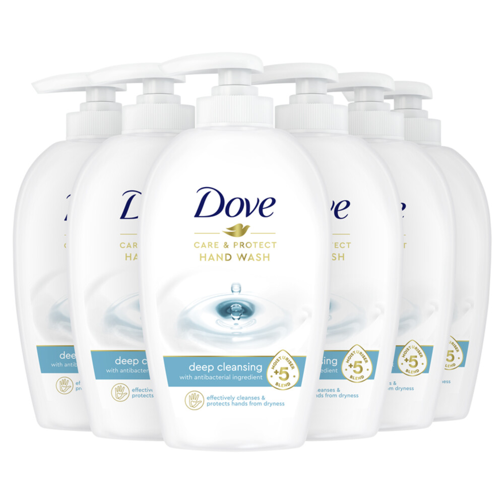 6x Dove Handzeep Care&Protect Deep Cleansing 250 ml