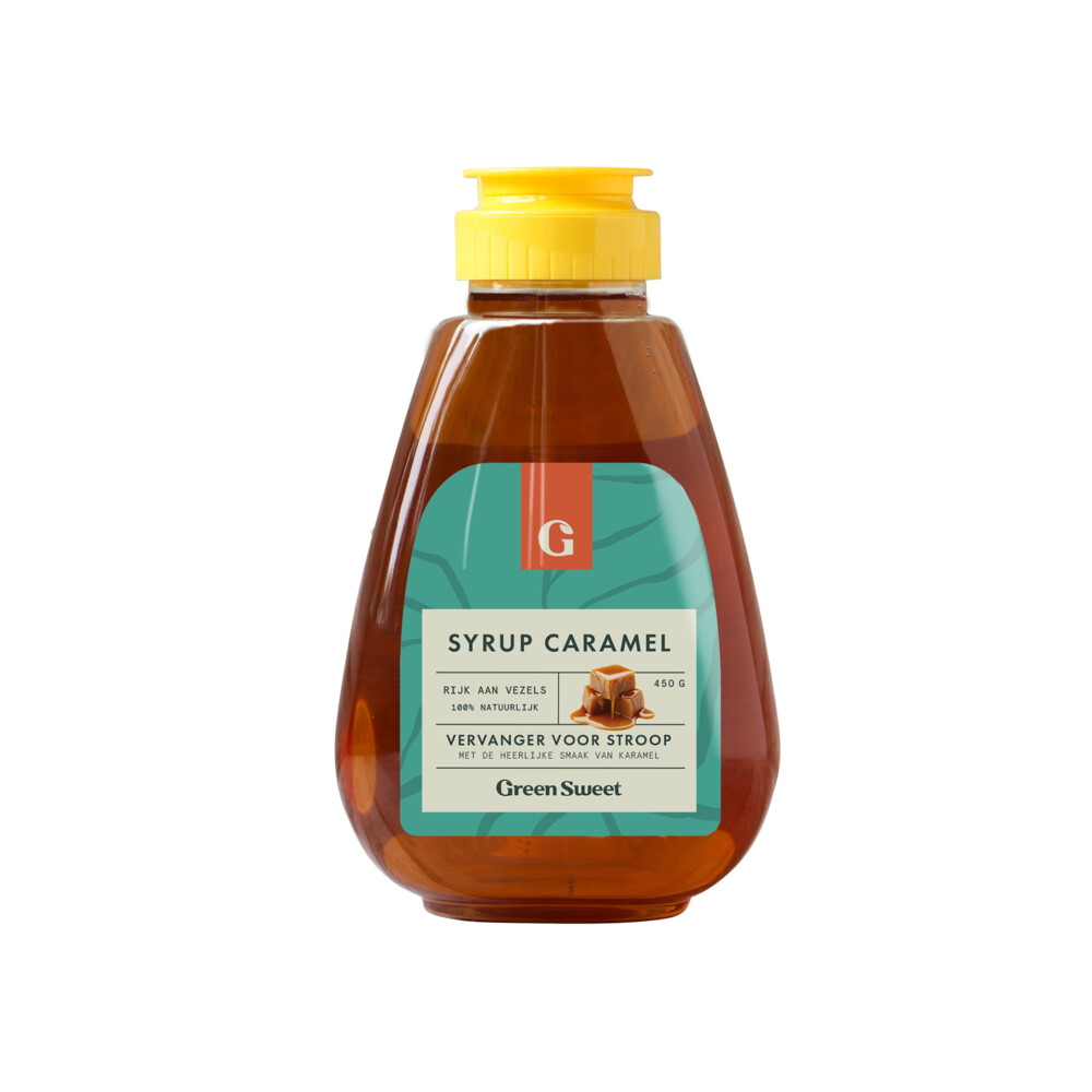6x Green Sweet Siroop Karamel 450 gr