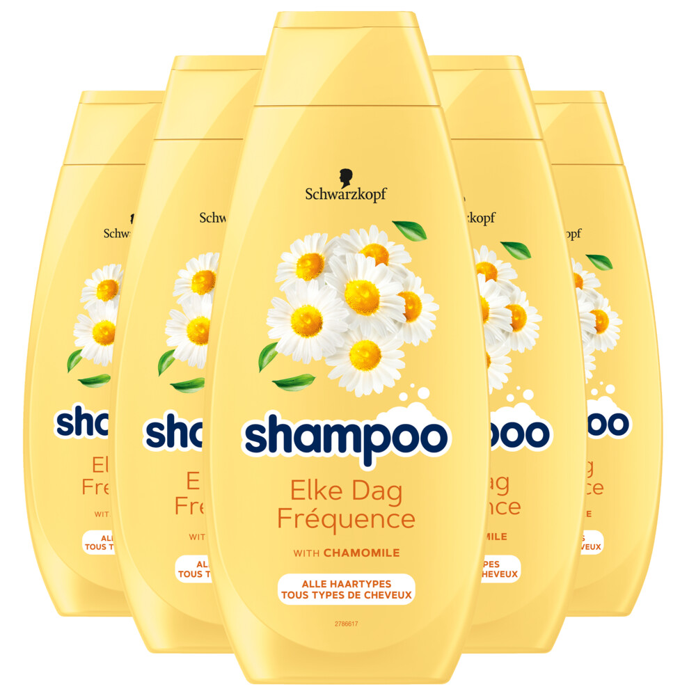 5x Schwarzkopf Elke Dag Shampoo 400 ml