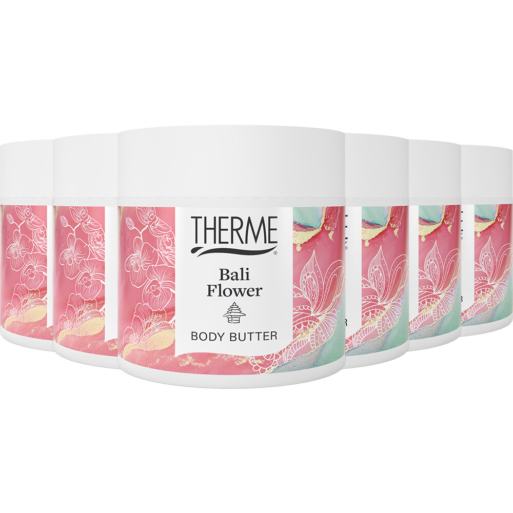 6x Therme Body Butter Bali Flower 250 ml