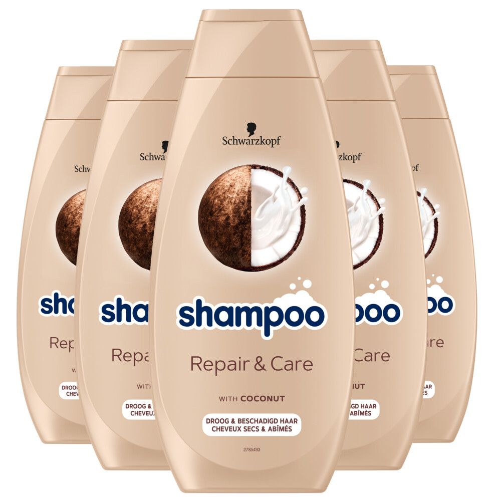 5x Schwarzkopf Repair en Care Shampoo 400 ml