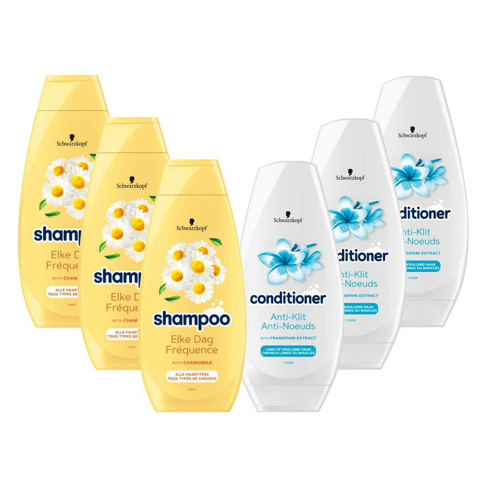 Schwarzkopf Elke dag Shampoo&Anti-klit conditioner Pakket
