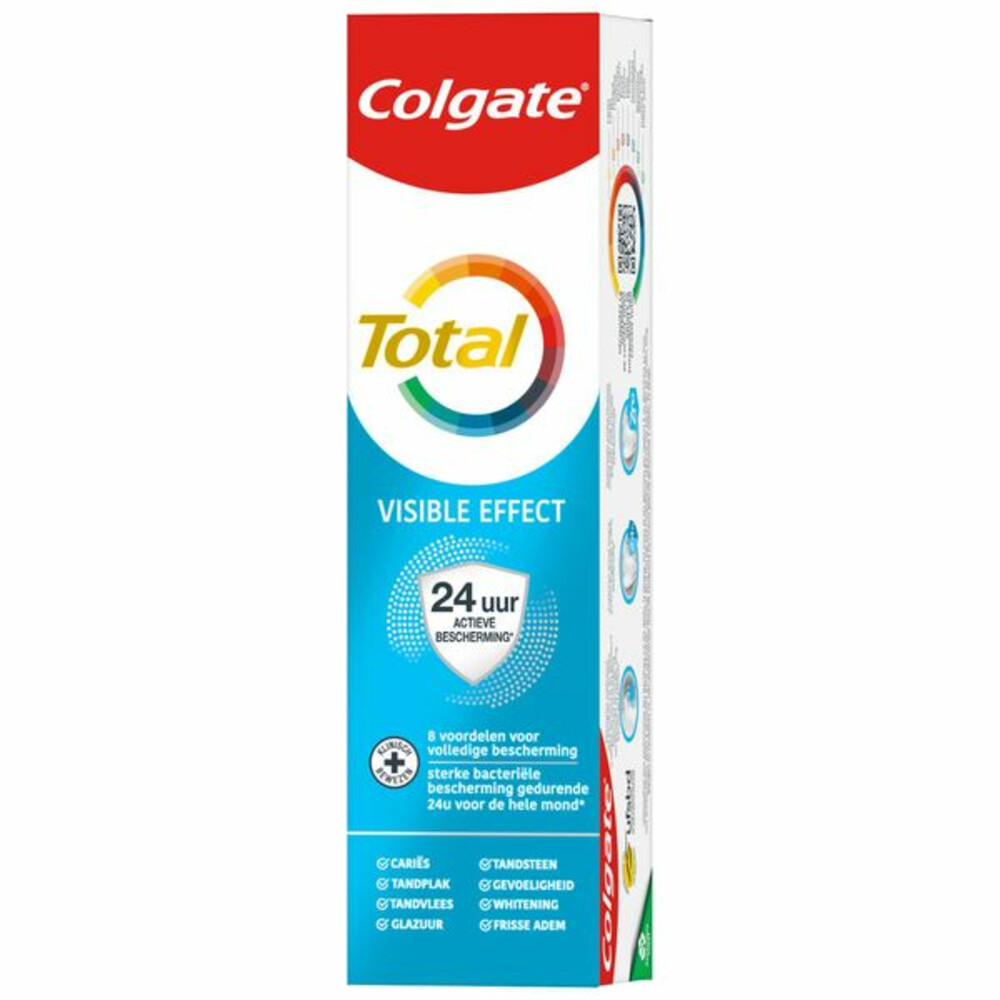 6x Colgate Total Tandpasta Visible Action 75 ml