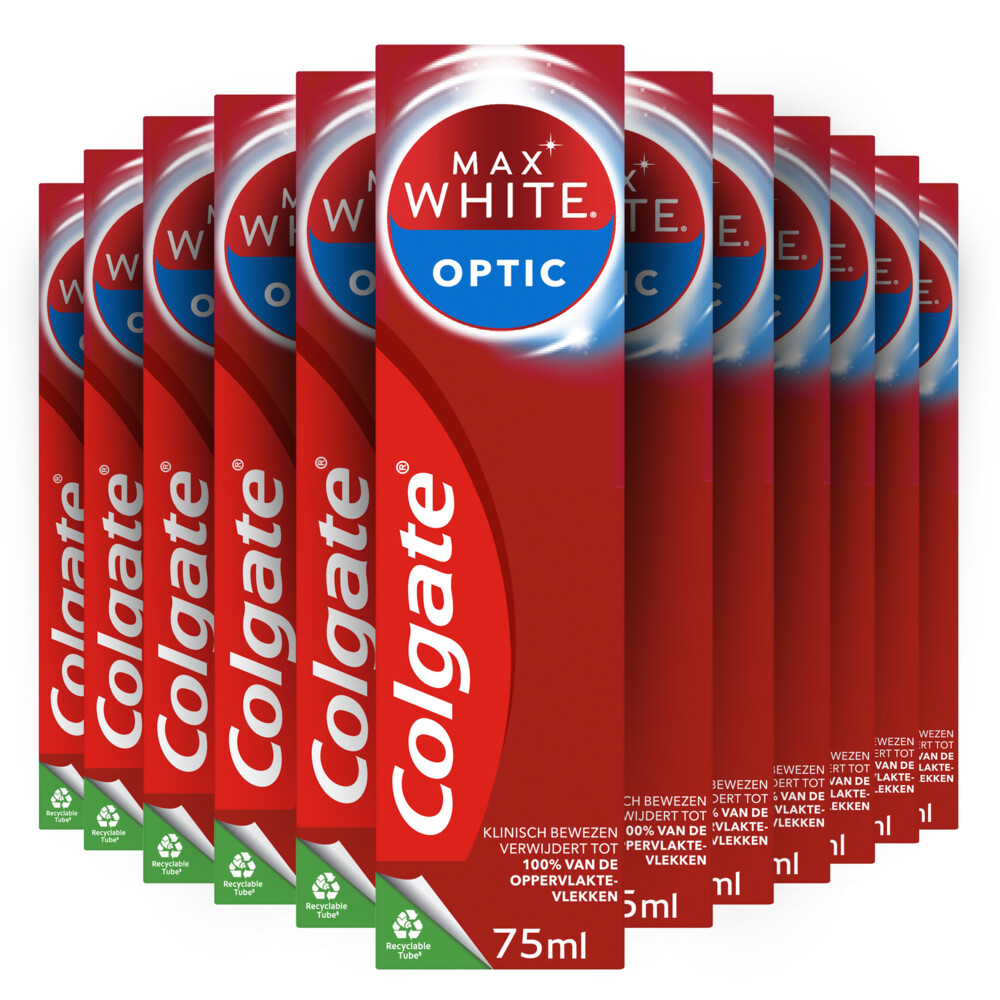 12x Colgate Tandpasta Max White One Optic 75 ml