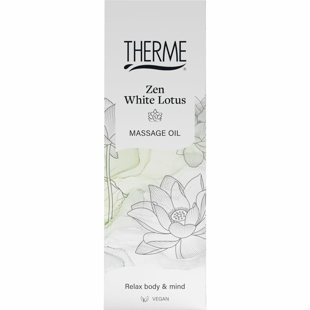 6x Therme Massage Olie Zen White Lotus 125 ml