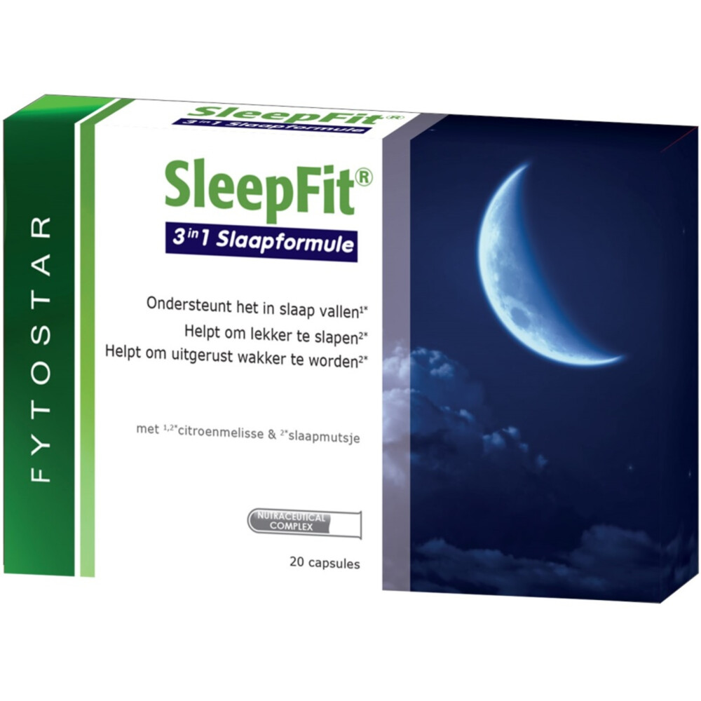 Fytostar SleepFit Total 3 in 1 slaapformule 20 capsules unisex 20 capsules