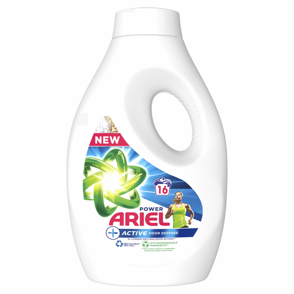 Ariel Vloeibaar Wasmiddel +Actieve Geurbestrijding 800 ml
