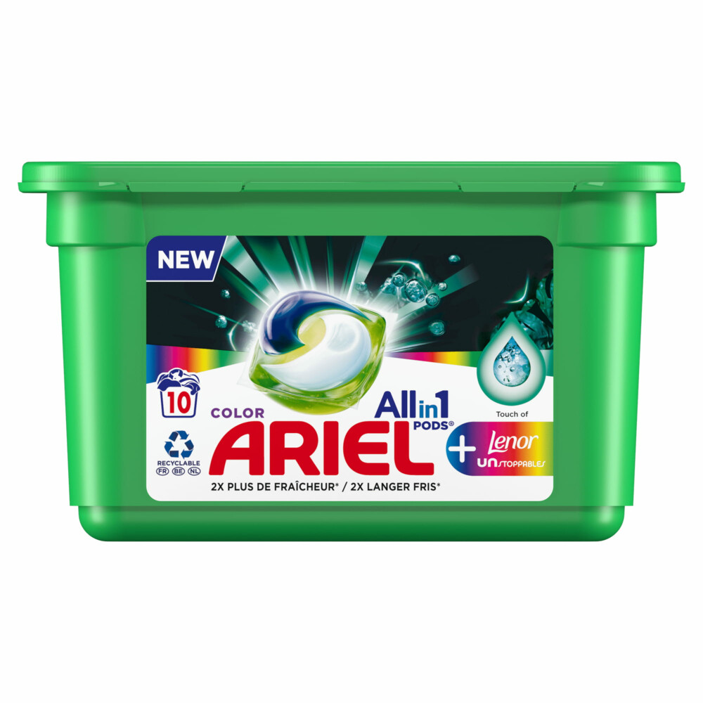 Ariel Allin1 Pods Wasmiddelcapsules Color Lenor Unstoppables 10 stuks
