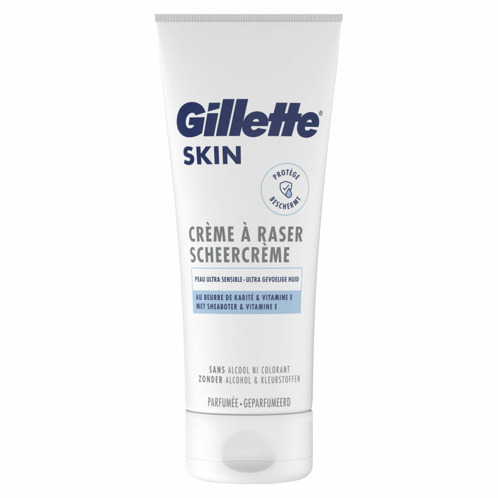 6x Gillette Skin Scheercrème Ultra Gevoelige Huid 175 ml met grote korting