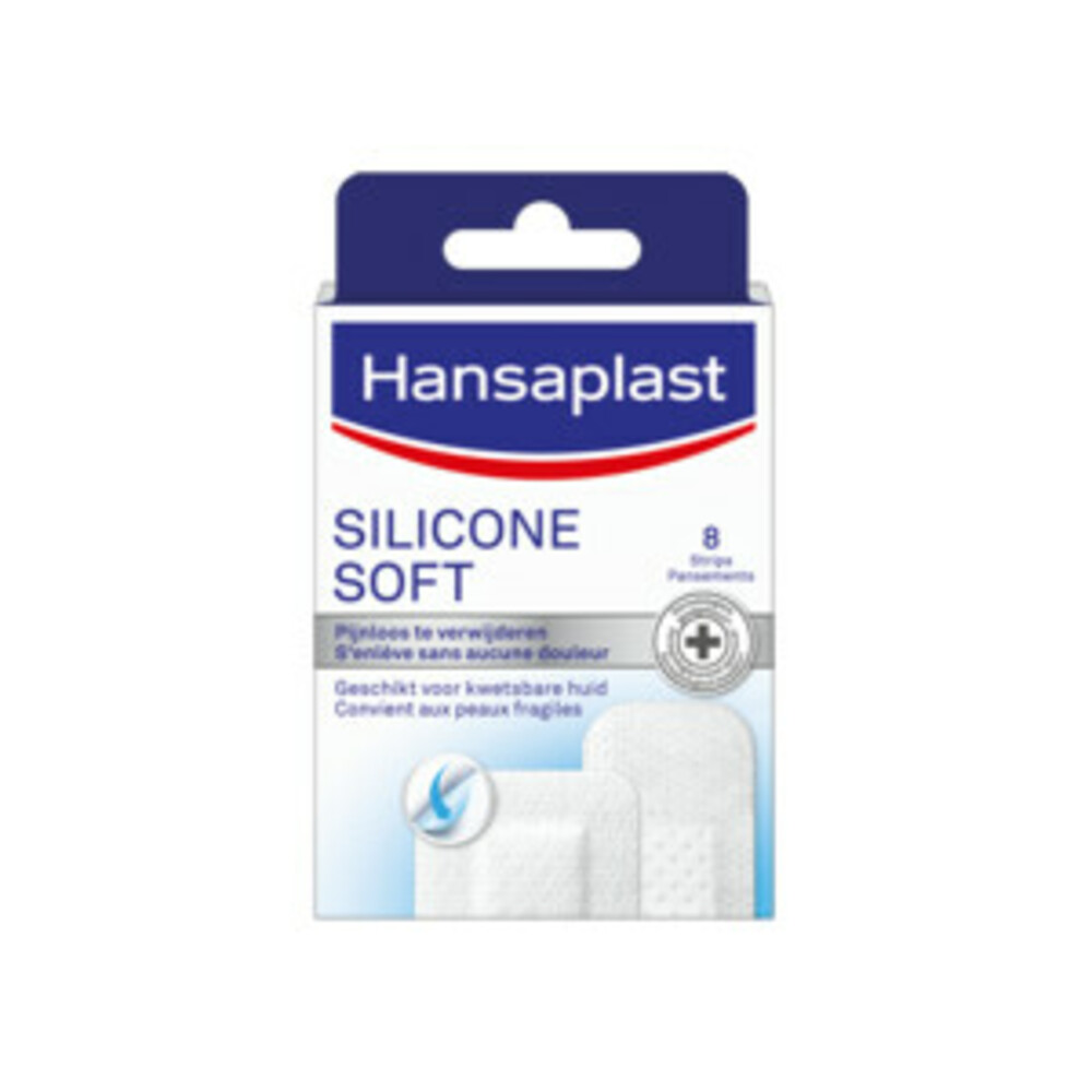 Hansaplast Silicone Soft 8 stuks
