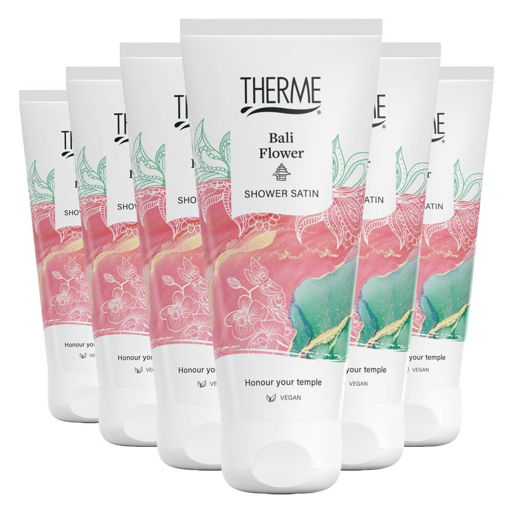 6x Therme Shower Gel Bali Flower 200 ml