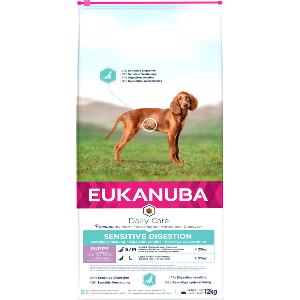Eukanuba Daily Care Sensitive Digestion Puppy 12 kg