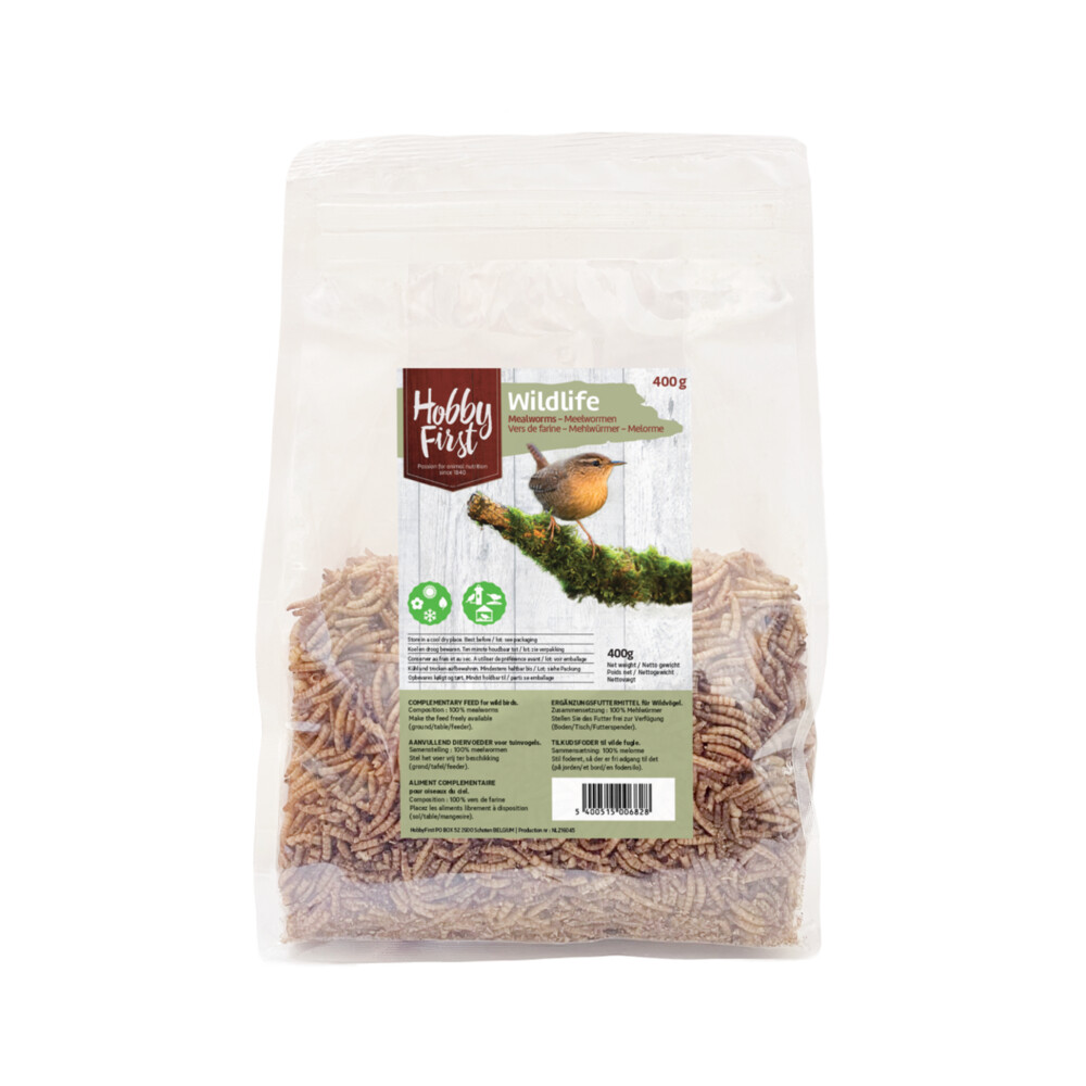 HobbyFirst Wildlife Meelwormen 400 gr