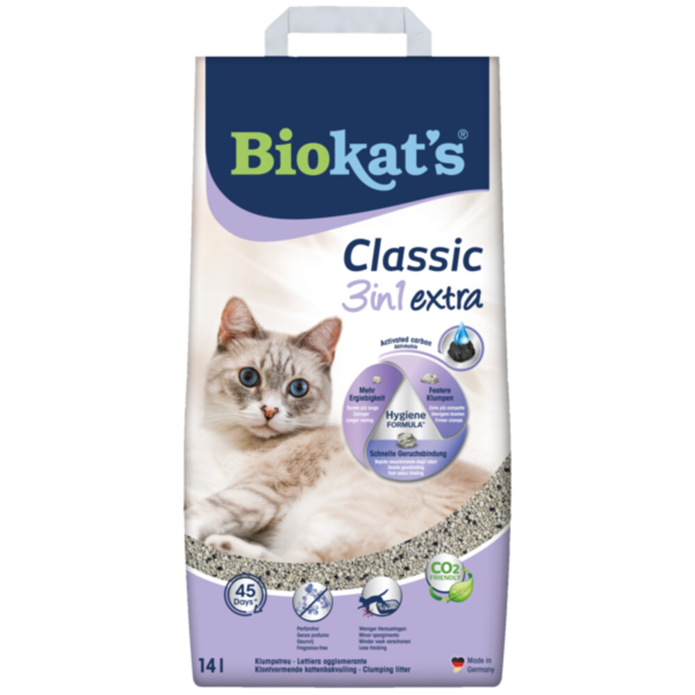 Biokat's Kattenbakvulling Classic 3-in-1 Extra 14 liter