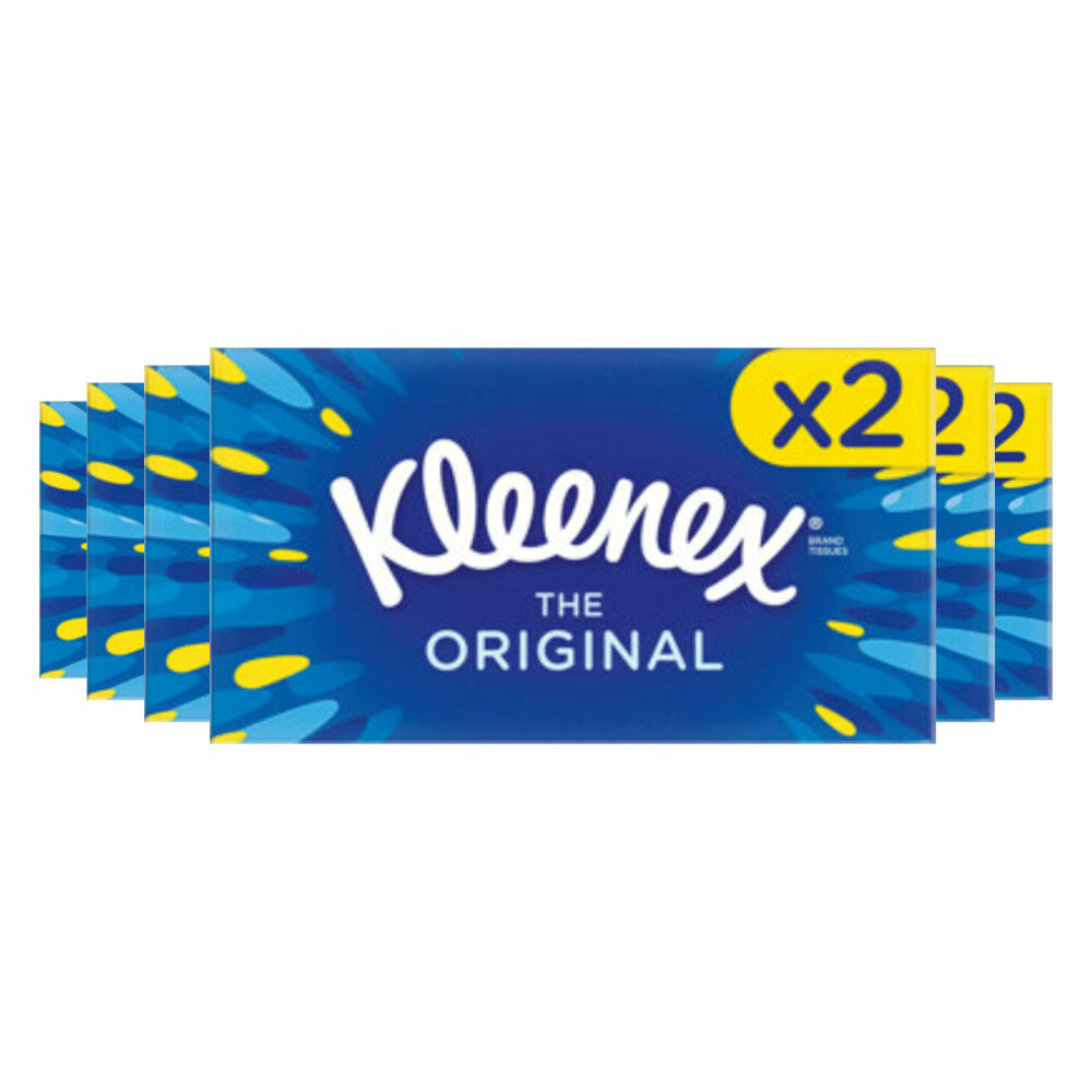 6x Kleenex Original Tissues Duo Pack 2x72 = 144 stuks