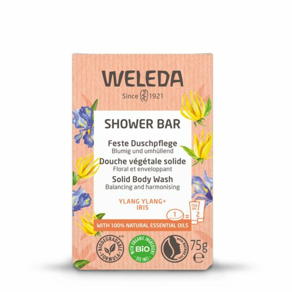 Weleda Shower Bar Ylang Ylang + Iris (75g)