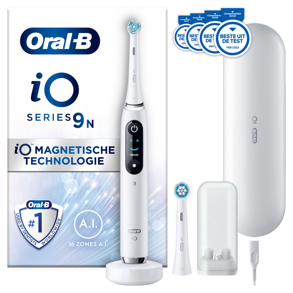 3x Oral-B Elektrische Tandenborstel iO Series 9N Wit met grote korting
