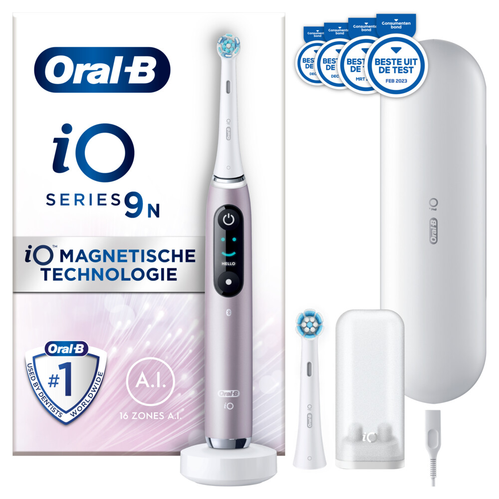 Oral-B Elektrische Tandenborstel iO Series 9 Rose Quartz aanbieding